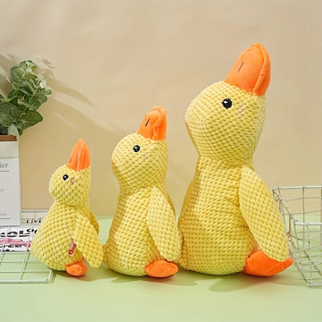 GnawBuddy Plush Squeaky Duck Toy S size